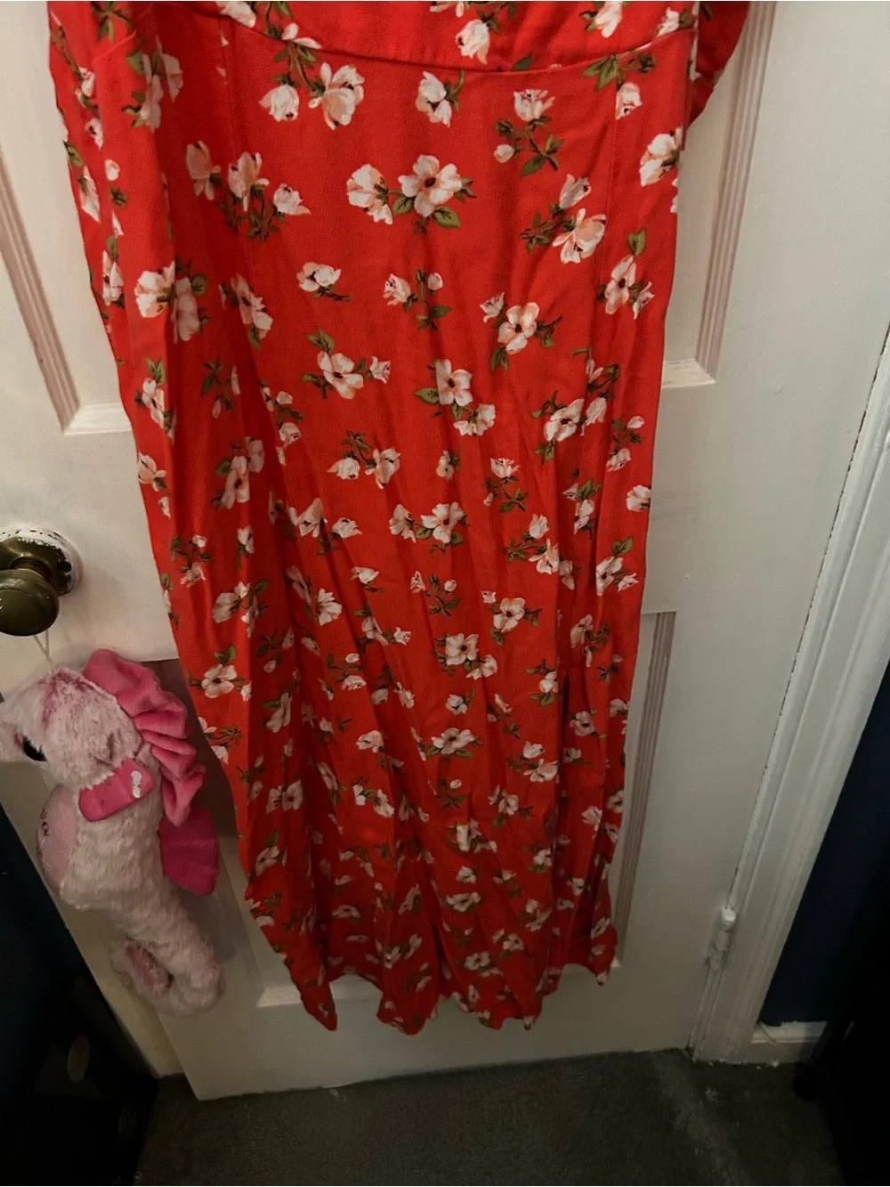 Old Navy Red Floral Dress
